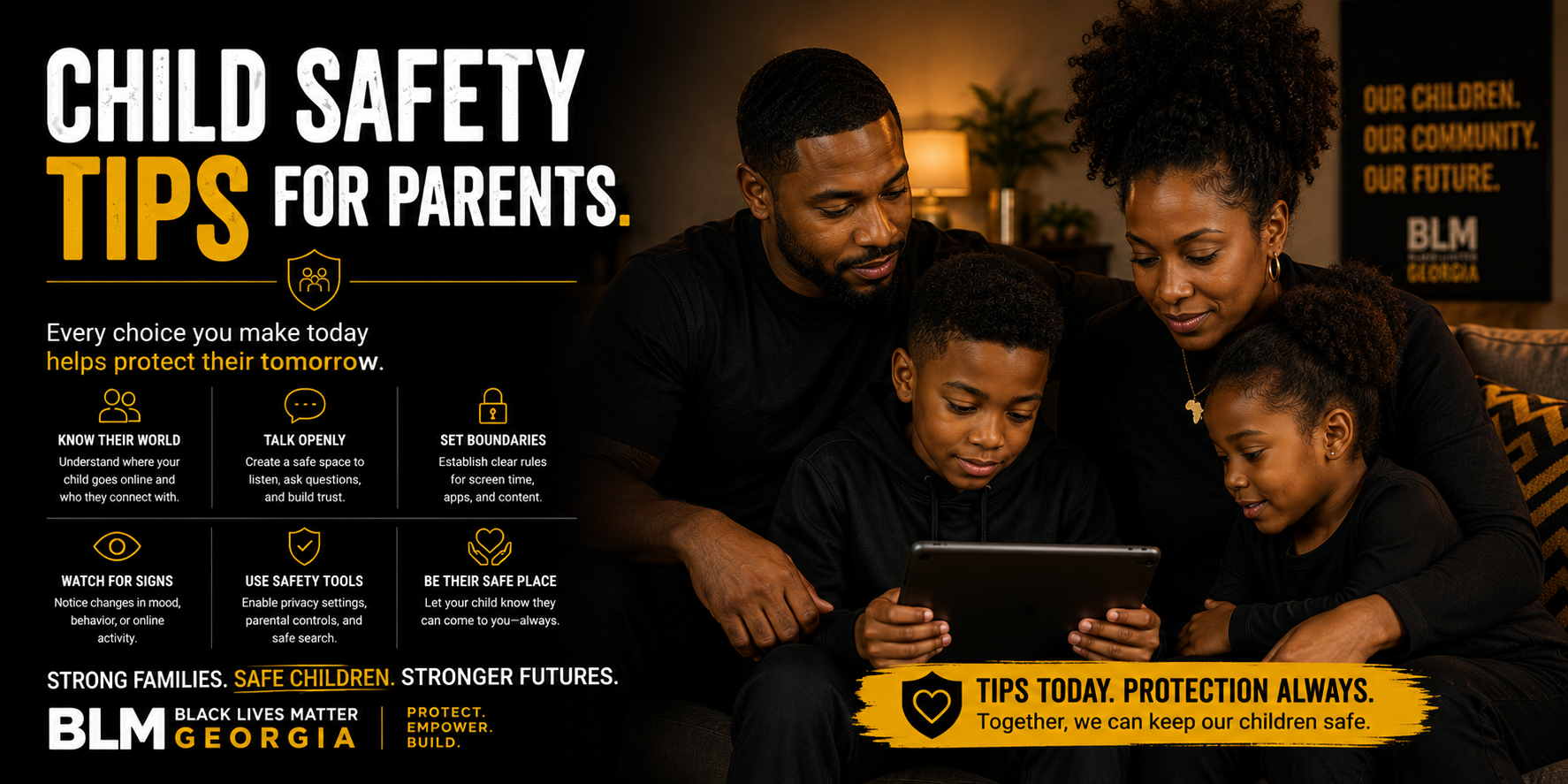 Child safety tips for parents: everyday ways to keep children safe at home, in public, and online.