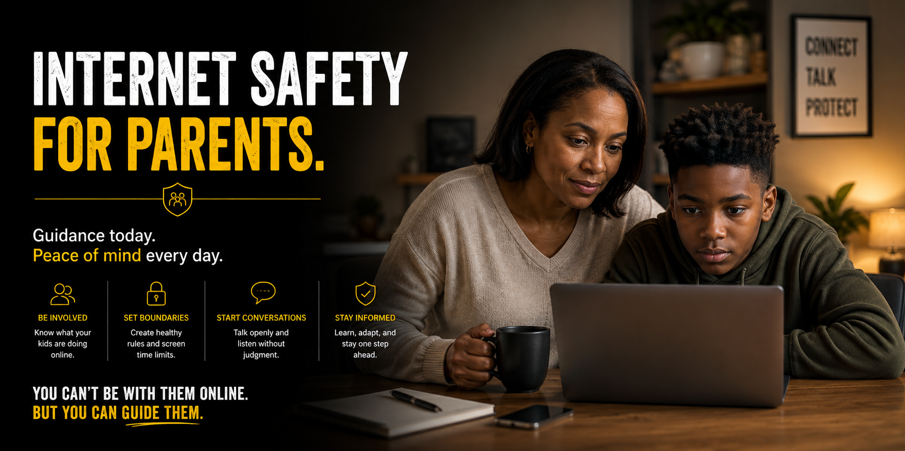 Internet safety for parents: the settings that matter and how to stay involved without taking the phone away.